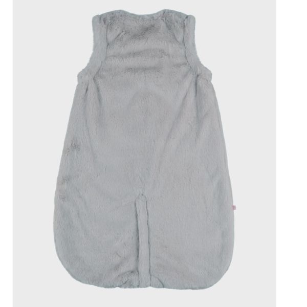 Gigoteuse bébé 70cm fausse fourrure gris