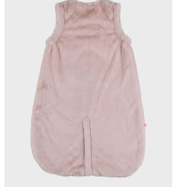 Gigoteuse bébé 70cm fausse fourrure Rose