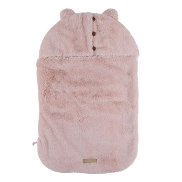 Nid d'ange en Veloudoux Rose