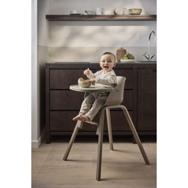 Chaise haute évolutive Grace Tender Taupe