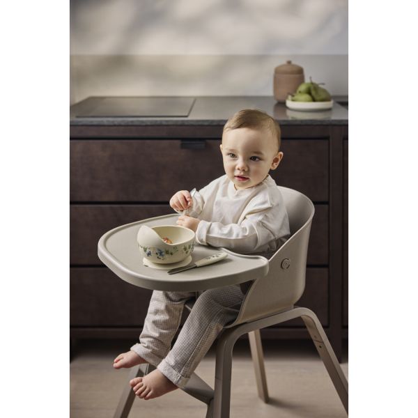 Chaise haute évolutive Grace Tender Taupe