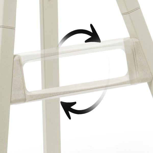 Chaise haute évolutive Grace Vanilla White