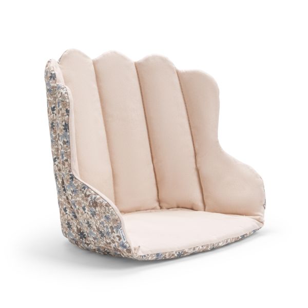 Coussin chaise haute réversible Grace Blue Garden