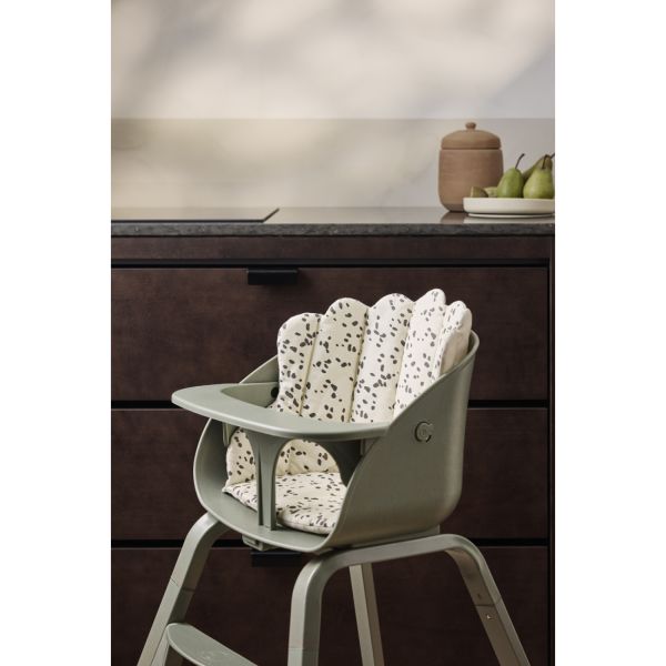 Coussin chaise haute réversible Grace Dalmatain Dots
