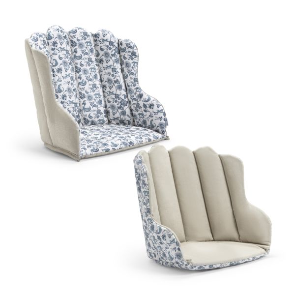 Coussin chaise haute réversible Grace Garden Leo Toile