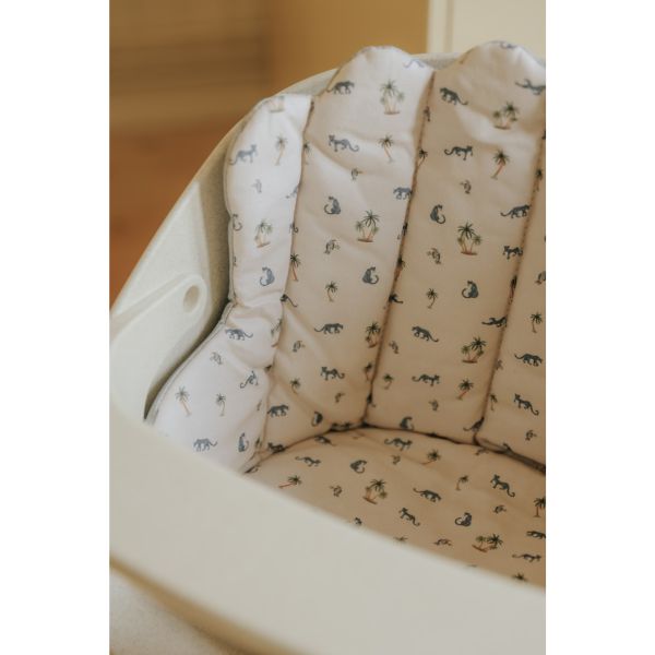 Coussin chaise haute réversible Grace Garden Leo's Resort