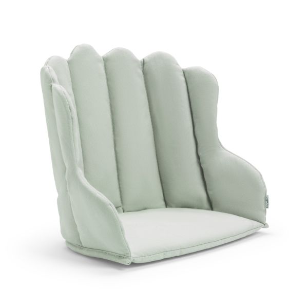 Coussin chaise haute réversible Grace Mineral Green