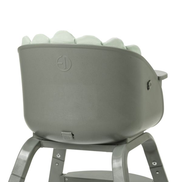 Coussin chaise haute réversible Grace Mineral Green
