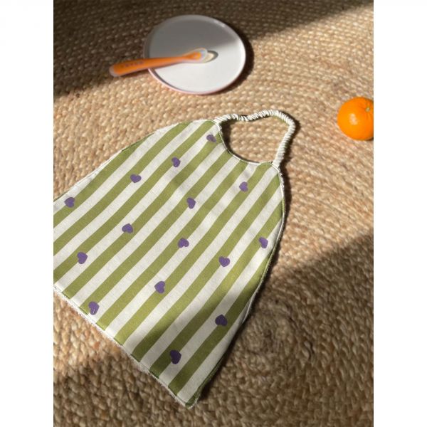 Grand bavoir Cesar - Stripe & Love