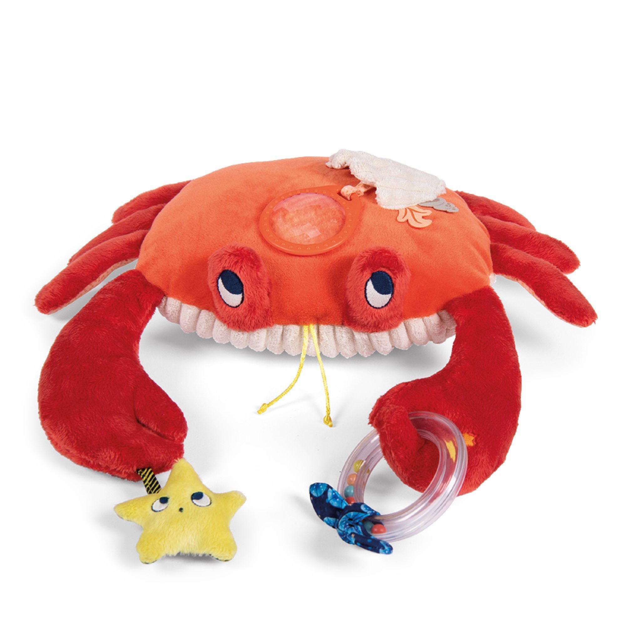Grande peluche d'activités Les aventures de Paulie - Crabe - Made in Bébé