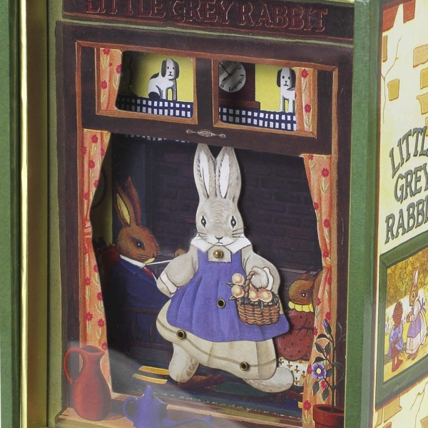 Grande boîte à musique magnétique Little Grey Rabbit