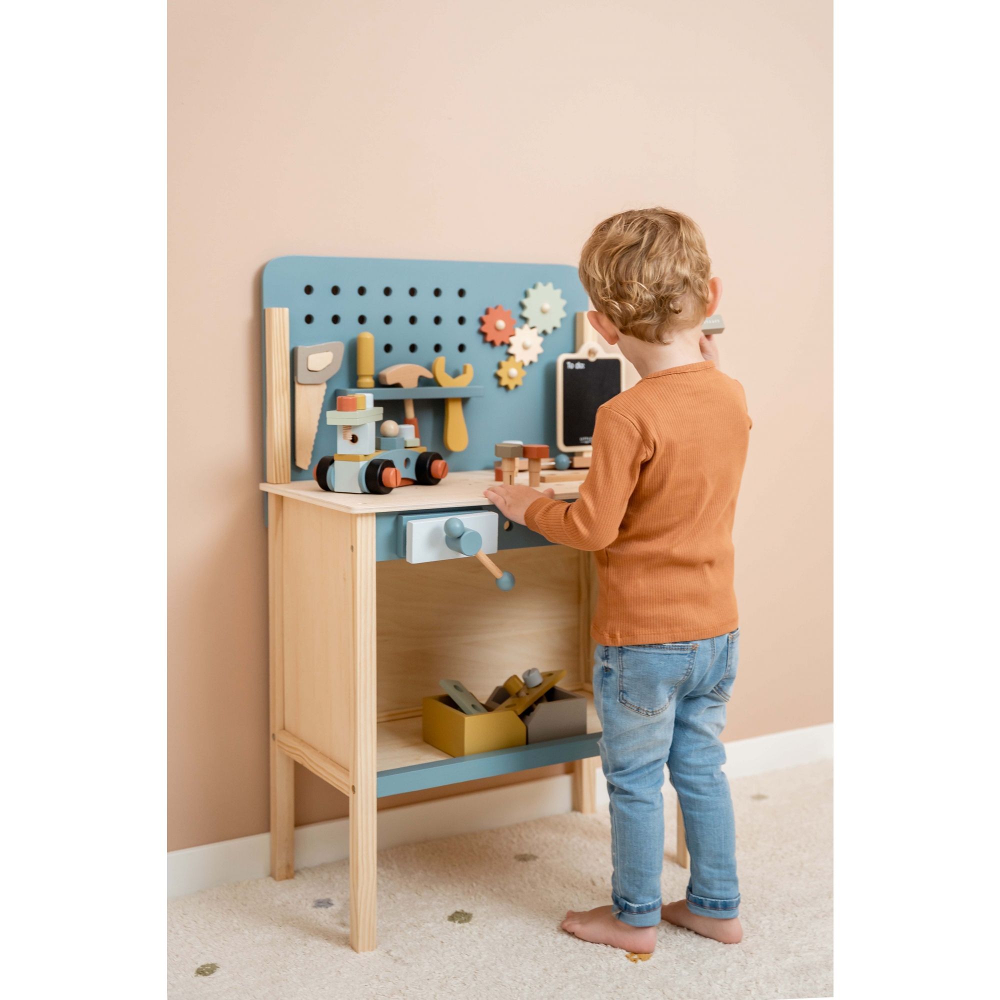 Petit établi en bois pour enfant - Jeu d'imitation