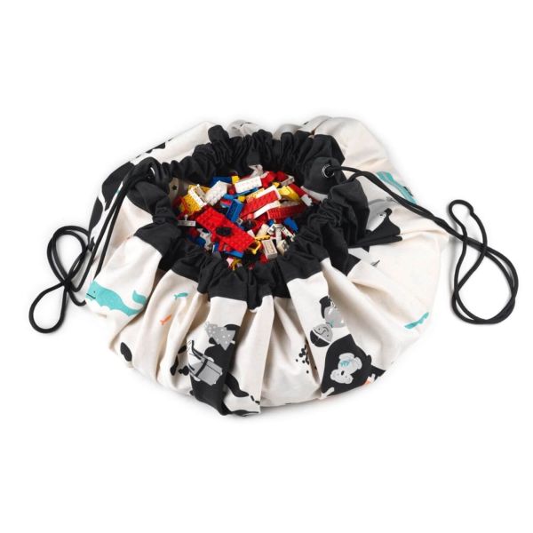 Grand sac à jouets / tapis de jeu 2 en 1 Noomad Original Carte du monde