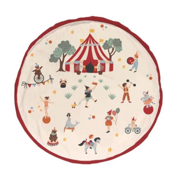 Grand sac à jouets / tapis de jeu 2 en 1 Circus