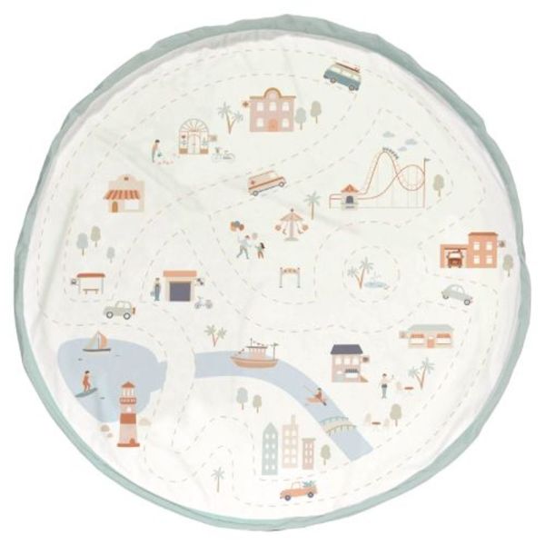 Grand sac à jouet / tapis de jeu 2 en 1 - City