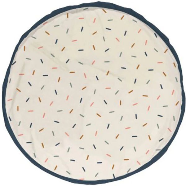 Grand sac à jouets / tapis de jeu 2 en 1 Confetti