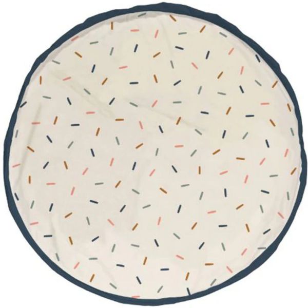 Grand sac à jouet / tapis de jeu 2 en 1 - Confetti