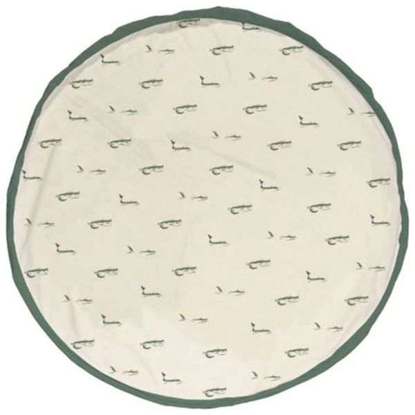 Grand sac à jouets / tapis de jeu 2 en 1 Crocodile