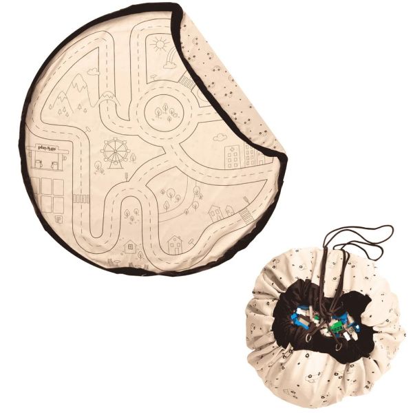 Grand sac à jouets / tapis de jeu 2 en 1 Playville