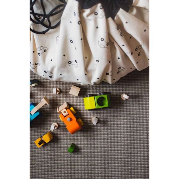 Grand sac à jouets / tapis de jeu 2 en 1 Playville