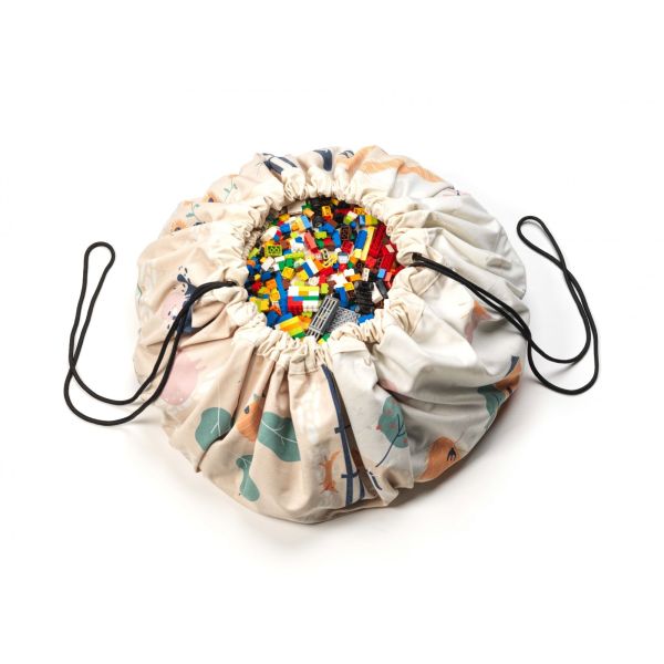 Grand sac à jouet / tapis de jeu 2 en 1 - Ferme