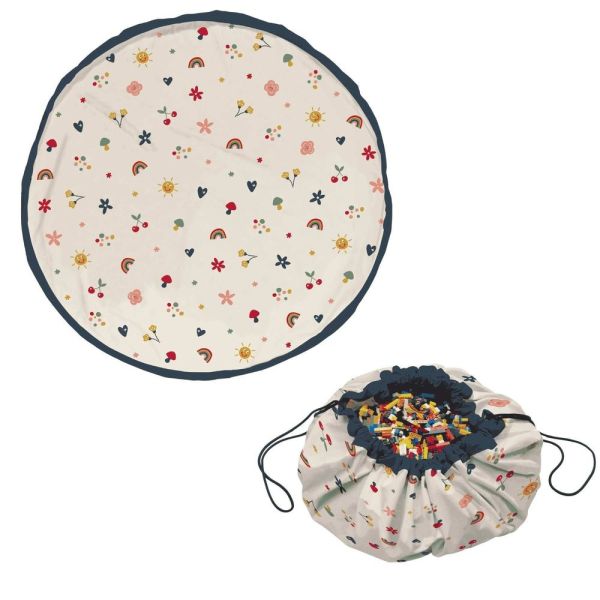 Grand sac à jouets / tapis de jeu 2 en 1 Funny days
