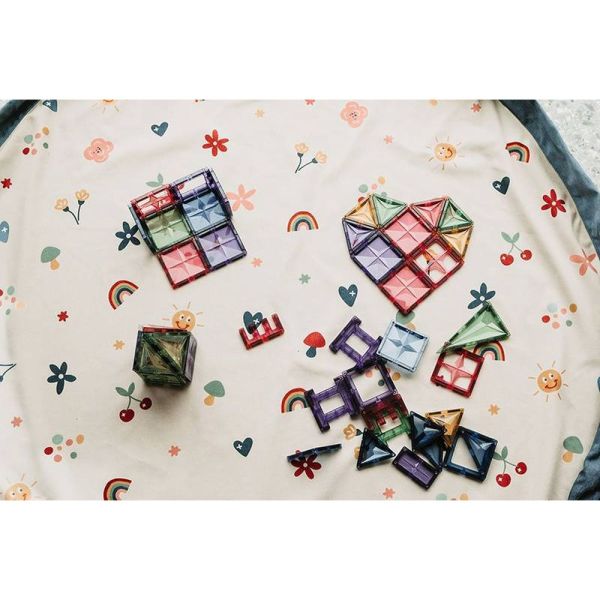 Grand sac à jouets / tapis de jeu 2 en 1 Funny days