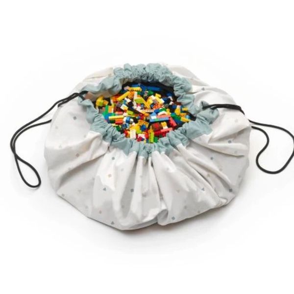 Grand sac à jouets / tapis de jeu 2 en 1 Worldmap colors