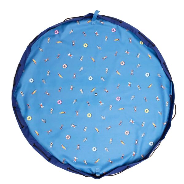 Grand sac à jouets d'extérieur / tapis de jeu 2 en 1 Swim fun