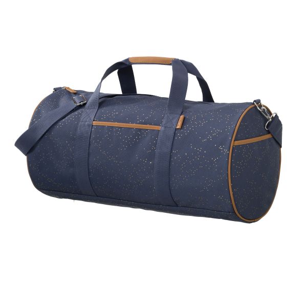 Grand sac week-end Pois Indigo