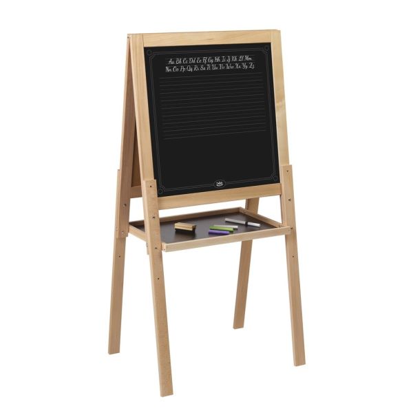 Grand Tableau en bois double face pour enfant