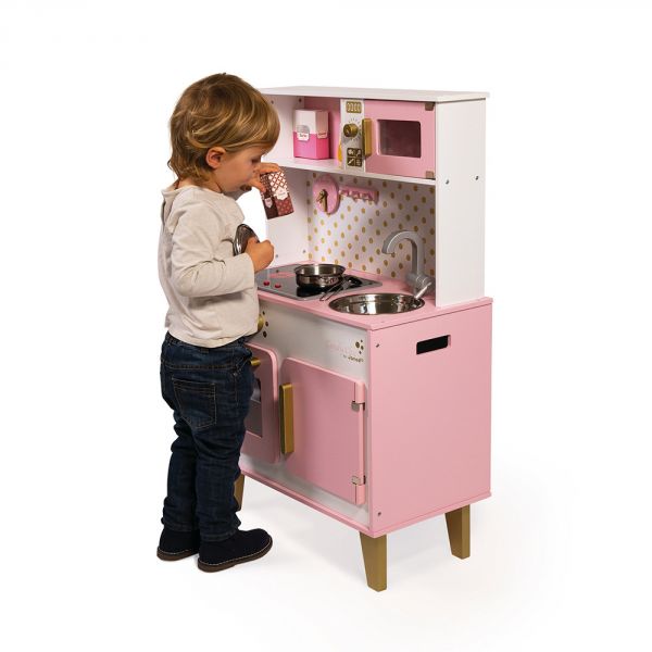 Grande cuisine enfant en bois Candy chic