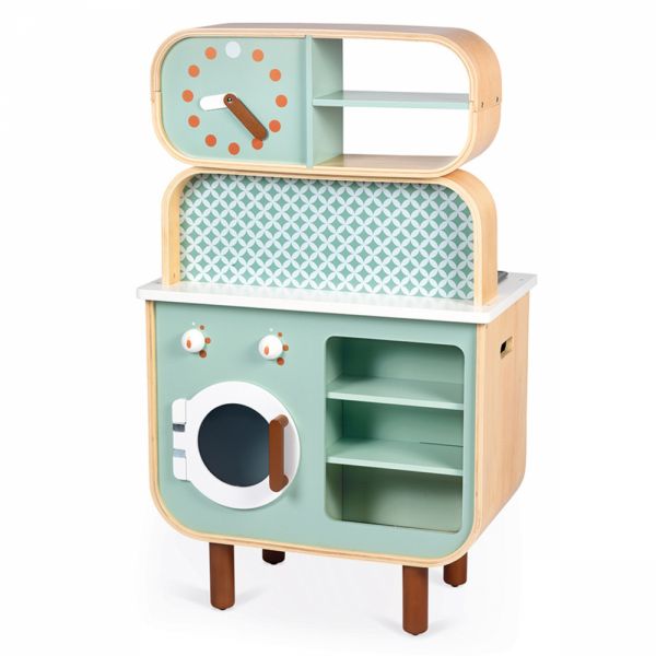 Cuisine enfant double face en bois Cooker reverso