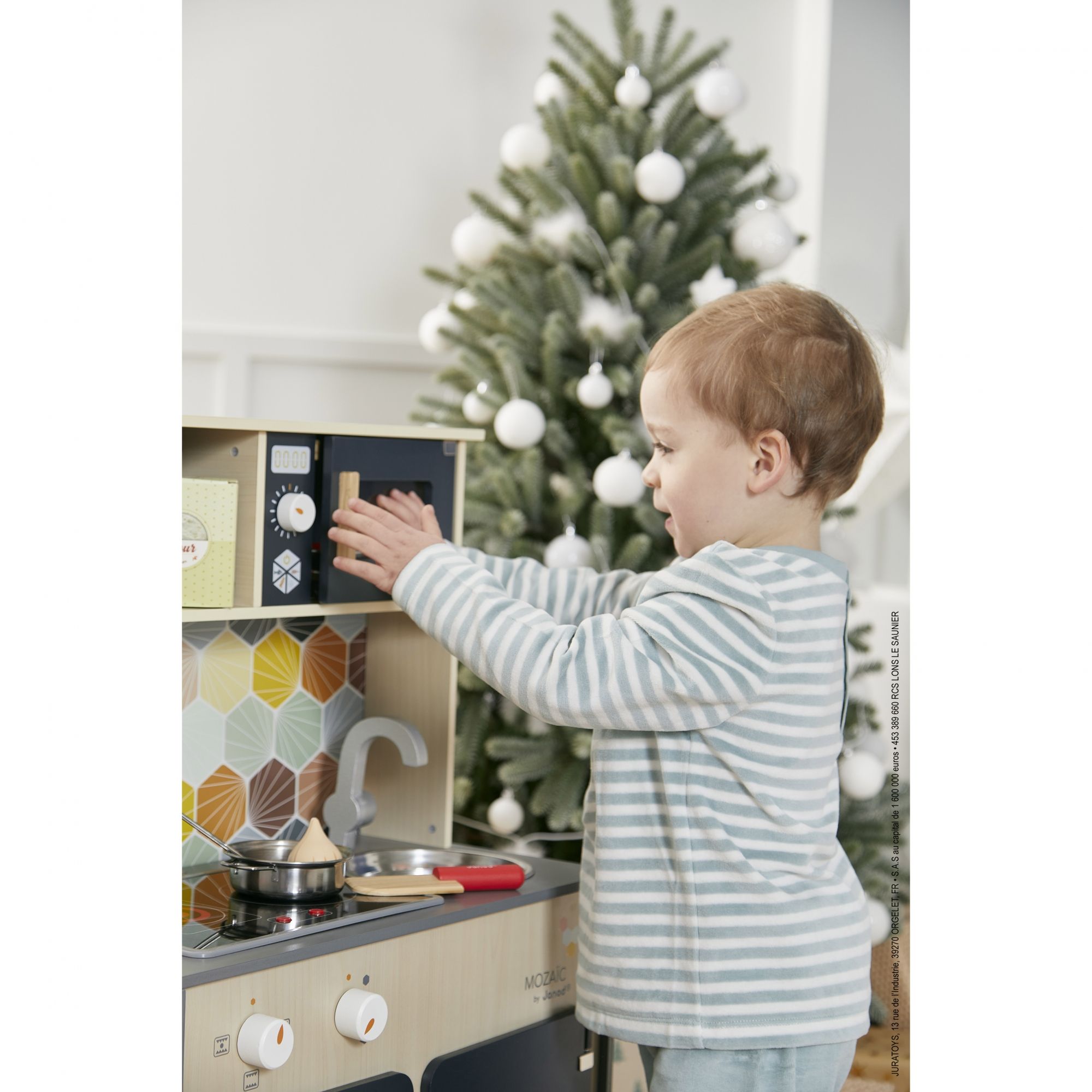 Green series Grande Cuisine Enfant, Cuisine en Bois Enfant - et Son  Ensemble de Jouets Accessoires, Cuisine