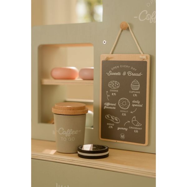 Grande machine à café en bois FSC