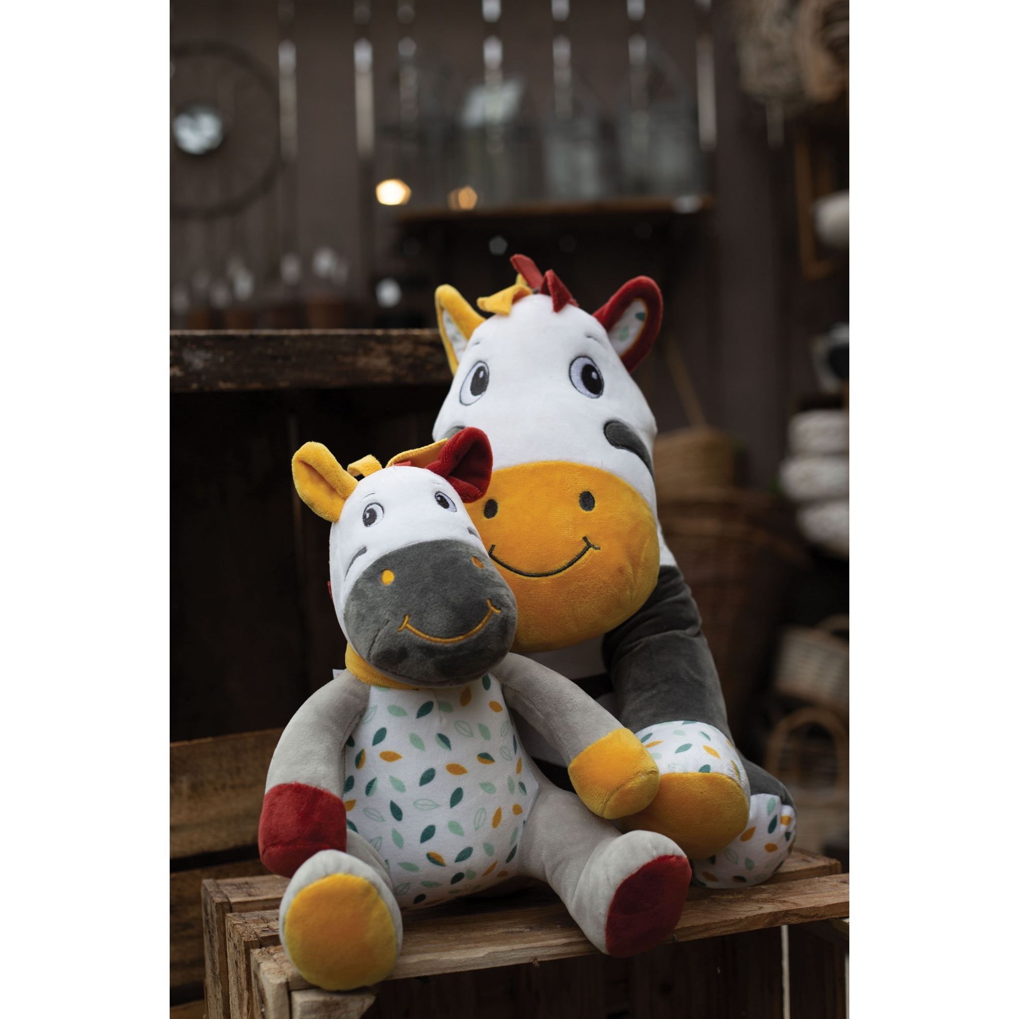 Trois Kilos Sept Grande Peluche Zebre Kolala Et Sa Tribu Made In Bebe