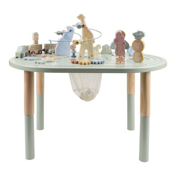 Grande table d'activités en bois - Safari Friends