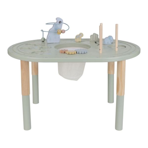 Grande table d'activités en bois - Safari Friends
