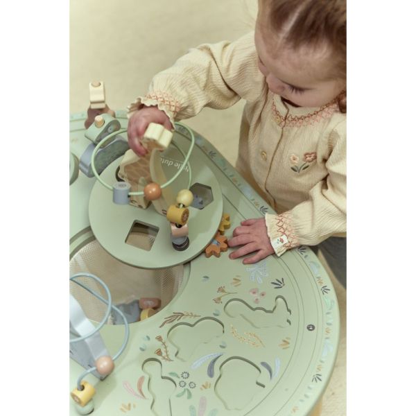 Grande table d'activités en bois - Safari Friends