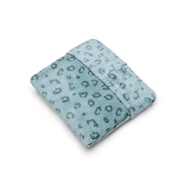 Serviette de plage coton 135 x 65 cm - Léopard vert