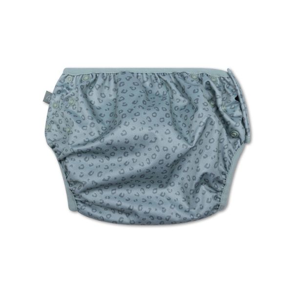Couche de bain lavable Léopard vert 0-3 ans