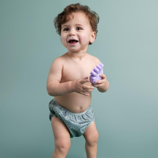Couche de bain lavable Léopard vert 0-3 ans