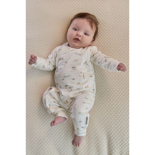 Grenouillère wrap - Little safari 6-9 mois