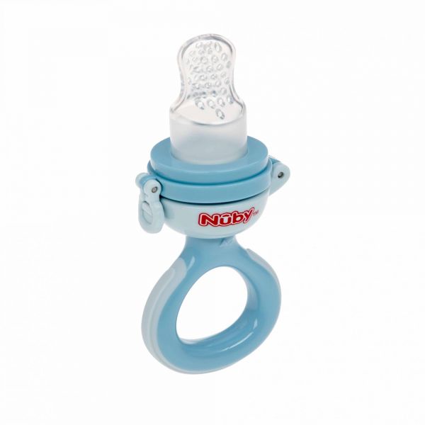 Grignoteuse en silicone Bleu