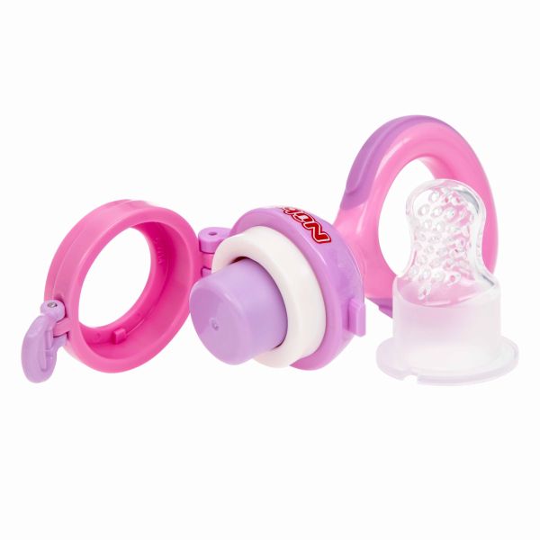 Grignoteuse en silicone Rose