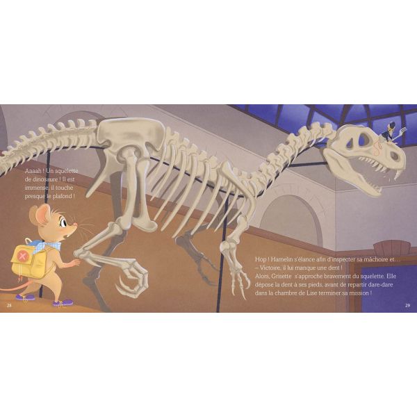 Livre enfant collection Grisette - La dent du dinosaure