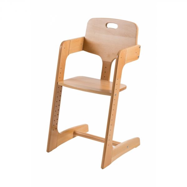Chaise haute évolutive Kid Up bois massif naturel