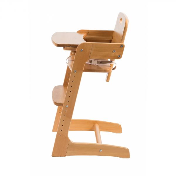 Chaise haute évolutive Kid Up bois massif naturel