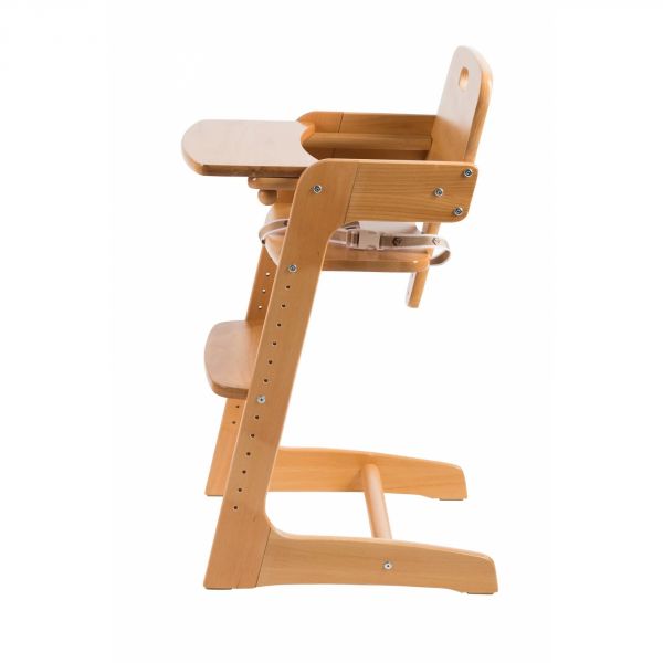 Chaise haute évolutive Kid Up bois massif naturel