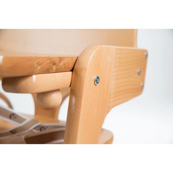 Chaise haute évolutive Kid Up bois massif naturel